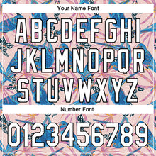 Load image into Gallery viewer, Custom Light Pink White-Black 3D Hawaii Tropical Forest Bird Authentic Baseball Jersey