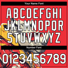 Load image into Gallery viewer, Custom Fire Red White-Black 3D Pattern Design Extreme Sport Cartoon Animal Rhinoceros Ski Instructor Performance T-Shirt