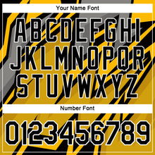 Load image into Gallery viewer, Custom Gold Black-White 3D Esports Performance T-Shirt