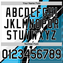 Load image into Gallery viewer, Custom Navy Black-White 3D Esports Performance T-Shirt