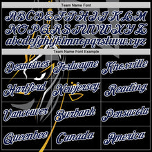 Load image into Gallery viewer, Custom Black Navy-White 3D Esports Performance T-Shirt