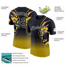 Load image into Gallery viewer, Custom Black White 3D Esports Performance T-Shirt