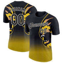 Load image into Gallery viewer, Custom Black White 3D Esports Performance T-Shirt