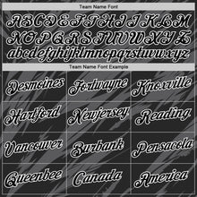 Load image into Gallery viewer, Custom Black Steel Gray-White 3D Esports Performance T-Shirt