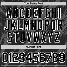 Load image into Gallery viewer, Custom Black Steel Gray-White 3D Esports Performance T-Shirt