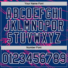 Load image into Gallery viewer, Custom US Navy Blue Navy-Neon Pink 3D Esports Performance T-Shirt