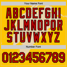 Load image into Gallery viewer, Custom Yellow Red City Cream-Black 3D Esports Performance T-Shirt