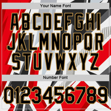 Load image into Gallery viewer, Custom Black Red Gray-Old Gold 3D Esports Performance T-Shirt