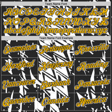 Load image into Gallery viewer, Custom Black Gold-White 3D Esports Performance T-Shirt