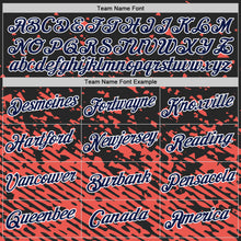 Load image into Gallery viewer, Custom Black Navy-Medium Pink 3D Esports Performance T-Shirt