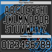 Load image into Gallery viewer, Custom Black Blue-White 3D Esports Performance T-Shirt