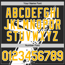 Load image into Gallery viewer, Custom Black Gold-White 3D Esports Performance T-Shirt