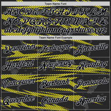 Load image into Gallery viewer, Custom Black Light Yellow-Light Gray 3D Esports Performance T-Shirt