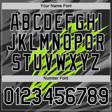 Load image into Gallery viewer, Custom Black Neon Green-Steel Gray 3D Esports Performance T-Shirt