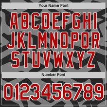 Load image into Gallery viewer, Custom Black Red-Steel Gray 3D Esports Performance T-Shirt