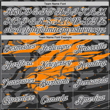 Load image into Gallery viewer, Custom Black Steel Gray-Bay Orange 3D Esports Performance T-Shirt