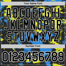 Load image into Gallery viewer, Custom Black Powder Blue-Neon Yellow 3D Esports Performance T-Shirt