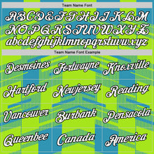 Load image into Gallery viewer, Custom Panther Blue Neon Green-Black 3D Esports Performance T-Shirt