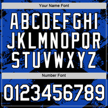 Load image into Gallery viewer, Custom Black White-Thunder Blue 3D Esports Performance T-Shirt