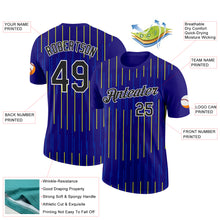 Load image into Gallery viewer, Custom Dark Purple Black-Neon Yellow 3D Esports Performance T-Shirt