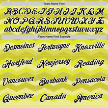 Load image into Gallery viewer, Custom Neon Yellow Black-White 3D Esports Performance T-Shirt