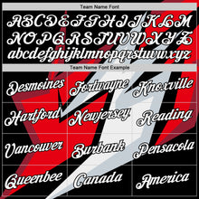 Load image into Gallery viewer, Custom Black Red-Silver 3D Esports Performance T-Shirt