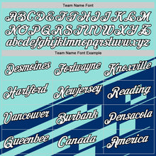 Load image into Gallery viewer, Custom Ice Blue US Navy Blue-Black 3D Esports Performance T-Shirt