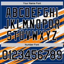 Load image into Gallery viewer, Custom US Navy Blue Black-Bay Orange 3D Esports Performance T-Shirt