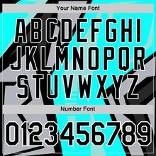 Load image into Gallery viewer, Custom Ice Blue Black-Gray 3D Esports Performance T-Shirt