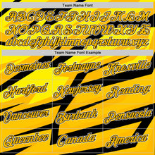 Load image into Gallery viewer, Custom Black Gold-White 3D Esports Performance T-Shirt