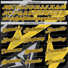 Load image into Gallery viewer, Custom Black Gold-Gray 3D Esports Performance T-Shirt