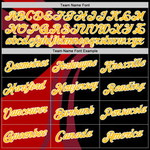 Load image into Gallery viewer, Custom Black Gold-Red 3D Esports Performance T-Shirt