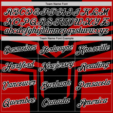 Load image into Gallery viewer, Custom Black Red-White 3D Esports Performance T-Shirt