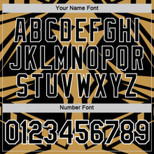 Load image into Gallery viewer, Custom Black Old Gold-White 3D Esports Performance T-Shirt