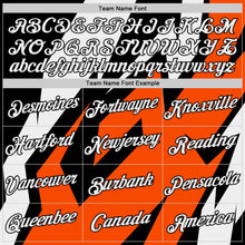 Load image into Gallery viewer, Custom Black White-Orange 3D Esports Performance T-Shirt