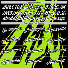 Load image into Gallery viewer, Custom Black Neon Green-Light Yellow 3D Esports Performance T-Shirt