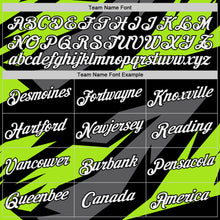 Load image into Gallery viewer, Custom Black Steel Gray-Neon Green 3D Esports Performance T-Shirt