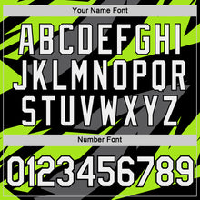 Load image into Gallery viewer, Custom Black Steel Gray-Neon Green 3D Esports Performance T-Shirt