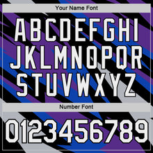 Load image into Gallery viewer, Custom Black Purple-Thunder Blue 3D Esports Performance T-Shirt