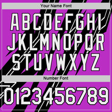 Load image into Gallery viewer, Custom Black White-Purple 3D Esports Performance T-Shirt