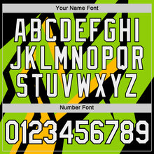 Load image into Gallery viewer, Custom Black Neon Green-Gold 3D Esports Performance T-Shirt