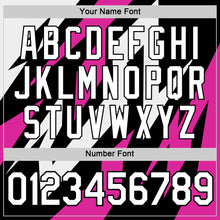 Load image into Gallery viewer, Custom Black White-Hot Pink 3D Esports Performance T-Shirt
