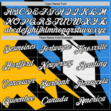 Load image into Gallery viewer, Custom Black Powder Blue-Gold 3D Esports Performance T-Shirt