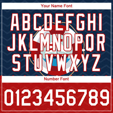 Load image into Gallery viewer, Custom Navy White-Red 3D Pattern Design Sailing Ship Columbus Day Performance T-Shirt