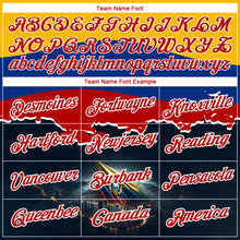 Load image into Gallery viewer, Custom Gold Red Royal-Black 3D Pattern Design Ecuador Independence Day Performance T-Shirt