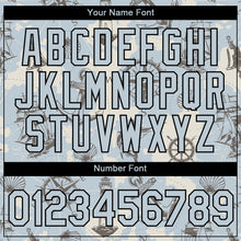 Load image into Gallery viewer, Custom Silver Black 3D Pattern Design Sailing Ship Wheel Compass Columbus Day Performance T-Shirt