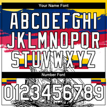 Load image into Gallery viewer, Custom Gold Royal Red-Black 3D Pattern Design Sailing Ship Columbus Day Colombian Flag Performance T-Shirt