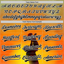 Load image into Gallery viewer, Custom Old Gold Black-White 3D Pattern Design Father's Day Family Love Authentic Baseball Jersey