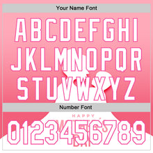 Load image into Gallery viewer, Custom Light Pink White-Pink 3D Pattern Design Mother's Day Family Love Authentic Baseball Jersey