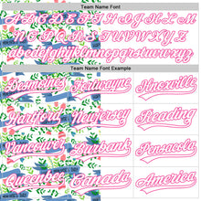 Load image into Gallery viewer, Custom White Pink 3D Pattern Design Mother's Day Flower Authentic Baseball Jersey